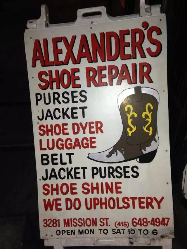 Alexander’s Shoe Repair