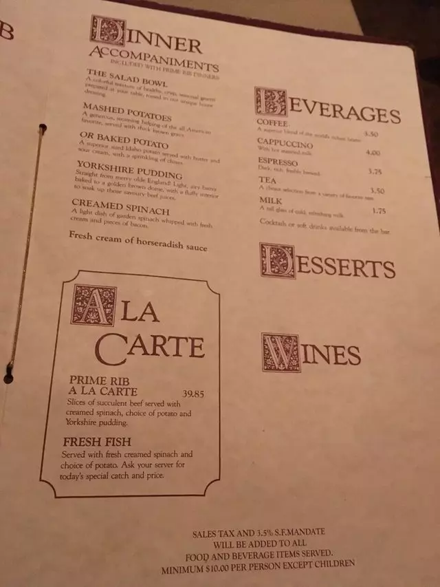 House of Prime Rib
