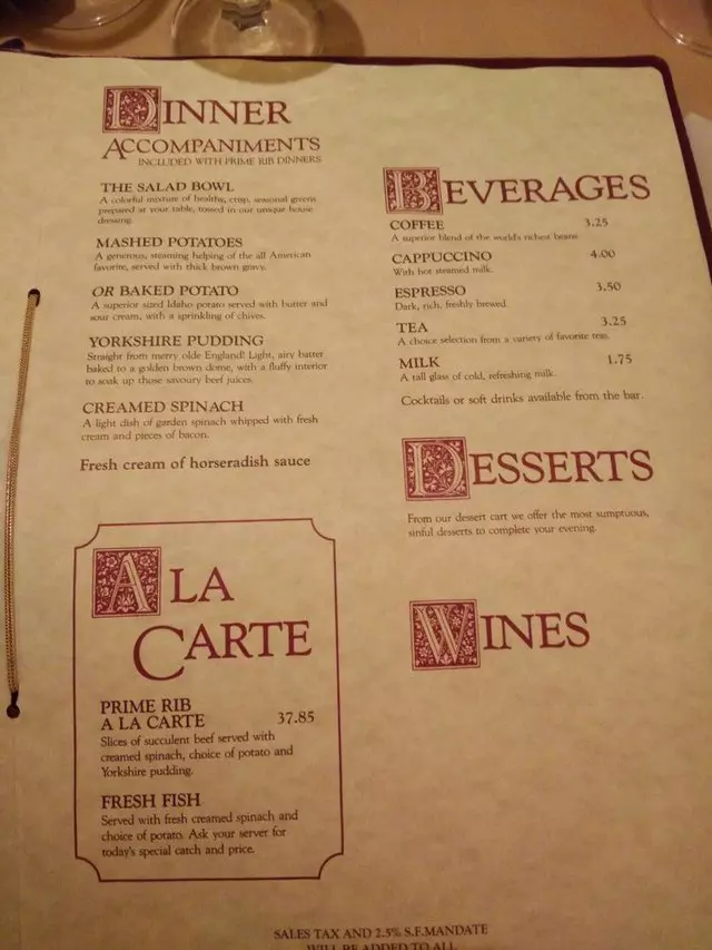 House of Prime Rib