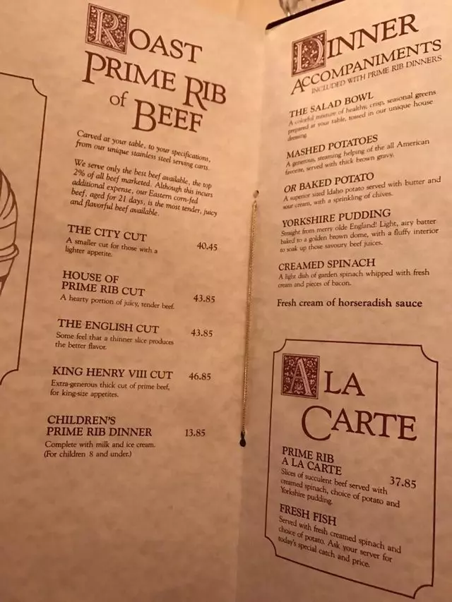 House of Prime Rib