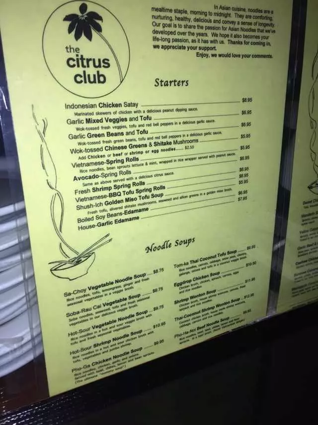 The Citrus Club